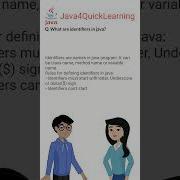 What Are Identifiers In Java 30 Days 30 Questions 27 Placement Series Corejava Identifiers