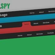 Active Link On Page Scroll Using Javascript ScrollSpy CSS Inverted Border Radius