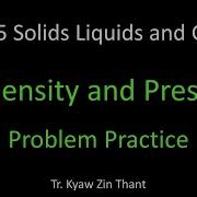 Unit 5 Chapter 18 Density And Pressure Problem Practice