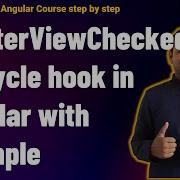 NgAfterViewChecked In Angular With Example Lifecycle Hooks In Angular Complete Angular Tutorial