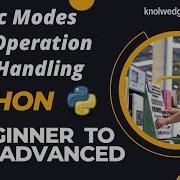 5 1 Basic Modes Of Python File Operation Python Files Handling Knowledge4skill