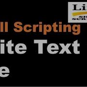Shell Scripting Tutorial 14 Write Text To File Linux Scripting Tutorial Linux Interview Question