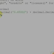 Python Decimal Value