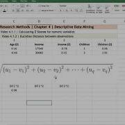 MBA 610 4 1 2 Calculating Euclidian Distance