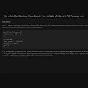 Complete Dart Mastery From Zero To Hero In Web Mobile And CLI Development Part 1 5