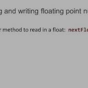 Java Basics Double Float