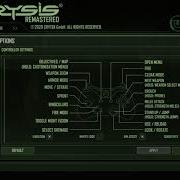 Crysis Remastered PC Settings Controls