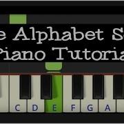 Easy Piano Tutorial The Alphabet Song