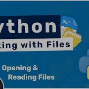 Работа с файлами в Python 1 Открытие и чтение файлов