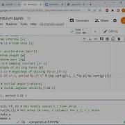 Numerical Solution And Basic Features Of Damped Driven Pendulum