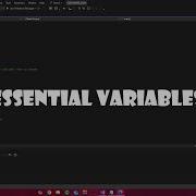 Four Essential Variables In C