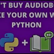 Make Your Own Audiobook Using Python Ebook PDF Reader Python PDF Reader Python For Beginner