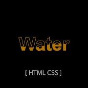 CSS3 Water Wave Text Animation Effects Using CSS Clip Path
