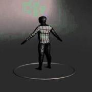 Wireframe Render Spin