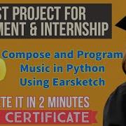 Compose And Program Music In Python Using Earsketch Coursera Project Course Free Certificate
