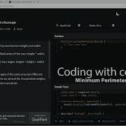 Codewars 7 Kyu Minimum Perimeter Of A Rectangle JavaScript