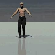 3d Animation WALK BACK FLIP