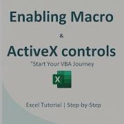 How To Enable Macros And ActiveX Controls In Excel