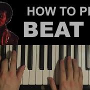 Michael Jackson Beat It Piano Tutorial Lesson