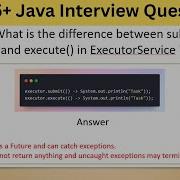 Top 75 Tricky Java Interview Questions Difference Between Submit Vs Execute In ExecutorService