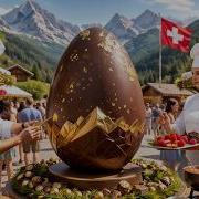 THE BIGGEST SWISS CHOCOLATE FESTIVAL Unreal Scenes Fondue Market Switzerland 4K