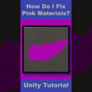 How To Fix Pink Materials Unity Tutorial Unity Gamedev 3d