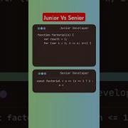 Junior Vs Senior Developer Programming Html Javascript Webdevelopment Html5 Webdesign Css3