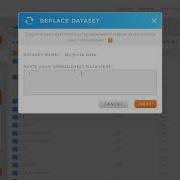 Replace A Dataset With New Data