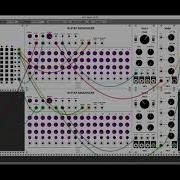 VCV Rack Example 16 Step Alternating Sequencers Autodafe 16 Step Sequencer