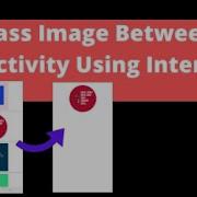 Pass Image Between Activity Using Intent Android Studio