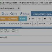 Obtaining Nash Equilibria Of Normal Form Games Using Sage In A Browser