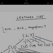 Leetcode 1155 Number Of Dice Rolls With Target Sum Java Dynamic Programming