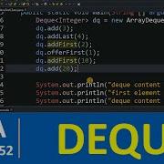Java Tutorial 52 Java Deque Interface With Examples Collections
