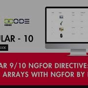 Angular 9 10 NgFor Directive Render Arrays With NgFor By Example