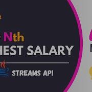 Java 8 Q A Asked In Myntra Find Nth Highest Salary Using Java Streams API JavaTechie