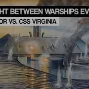 Конец деревянных военных кораблей битва между USS Monitor и CSS Virginia