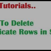 SQL Tutorial How To Delete Duplicate Records In SQL Oracle