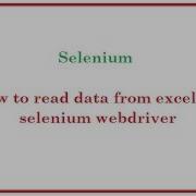 Selenium Automation How To Read Data From Excel File Xls Using Jxl