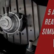 5 Axis Real Cut Vs NC Code Simulation With MANUSsim