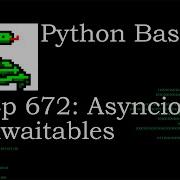 Python Basics Tutorial Asyncio Awaitables