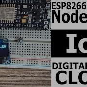 ESP8266 NodeMCU OLED Display Clock Iot Tutorial