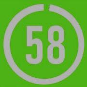 60 Second Green Screen Countdown Timer White