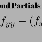 The Second Partials Test Calculus 3