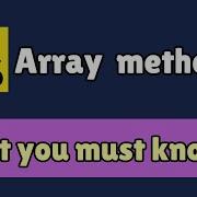 Learn All Array Methods In JavaScript In Under 1 HOUR