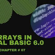VB Chapter 07 Arrays In Visual Basic 6 0 VB