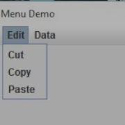 Java Swing JMenuBar Example