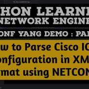 NETCONF Python Example Part 11 Parse Cisco XML Interface Configuration