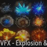 Unity Game VFX Explosion Crack Collection