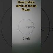 How To Draw Circle Of Radius 5 C M Shorts Viralshorts Ytshorts Trendingshorts Rb Knowledge Explore