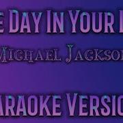 One Day In Your Life Karaoke Version Michael Jackson
